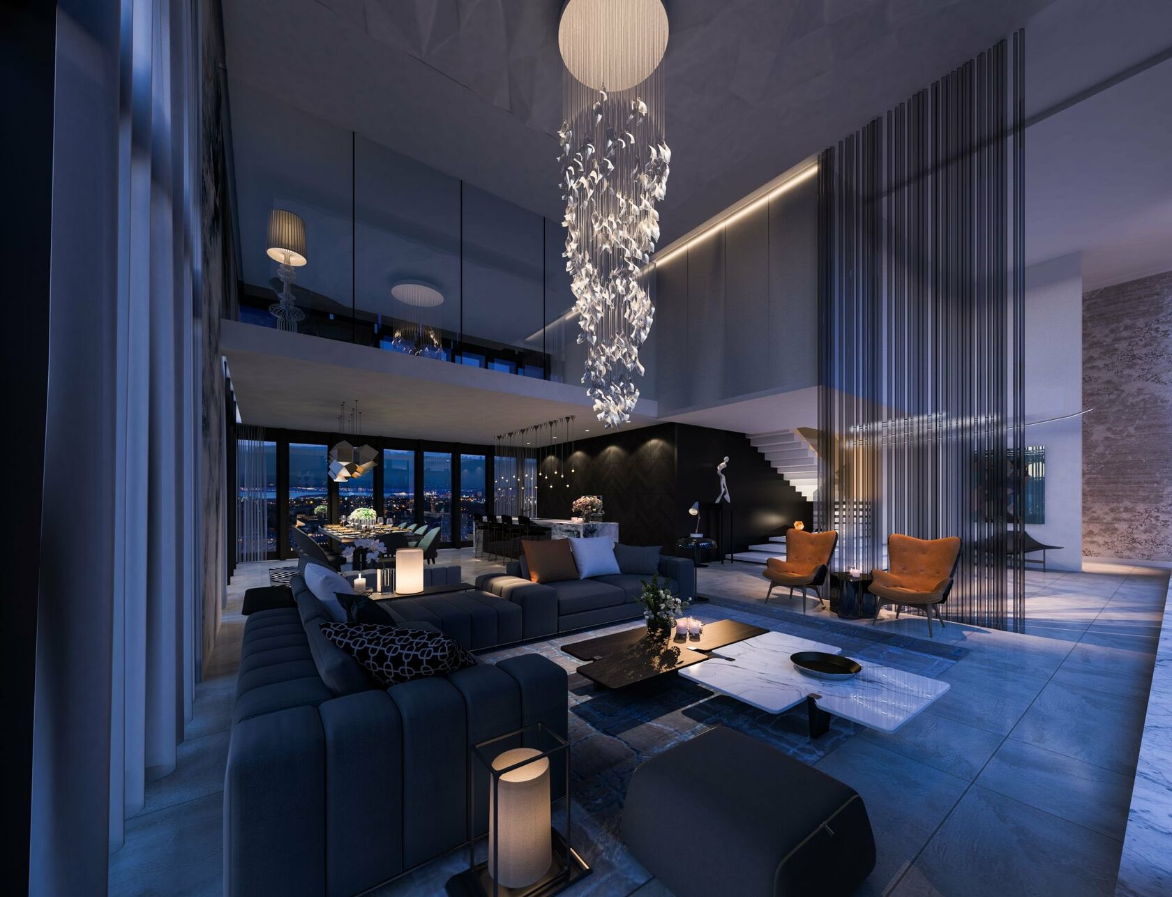 Luxury Mansion Interior гостиная