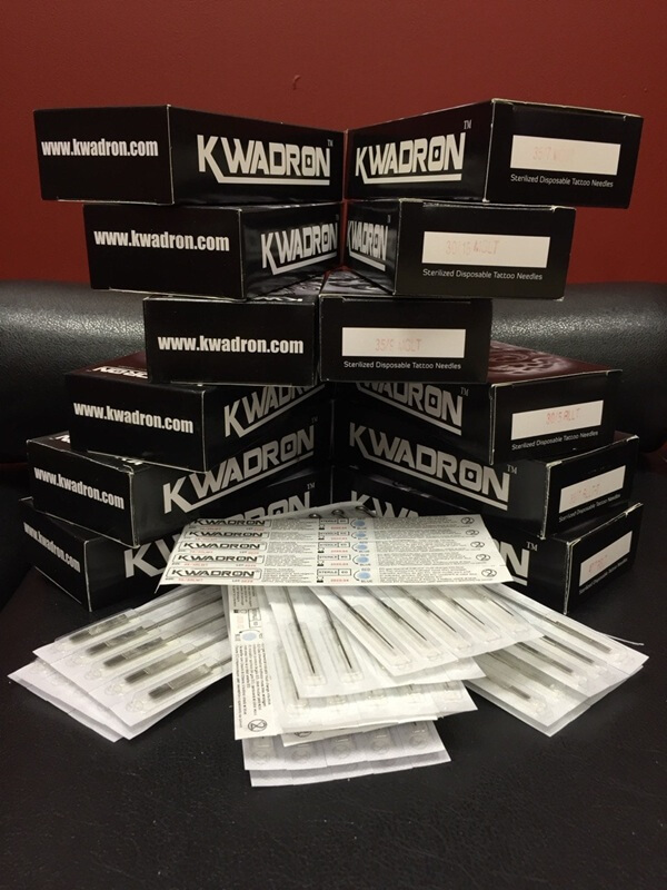 Kwadron professional needle supplies used during the Milan Tattoo Convention 622