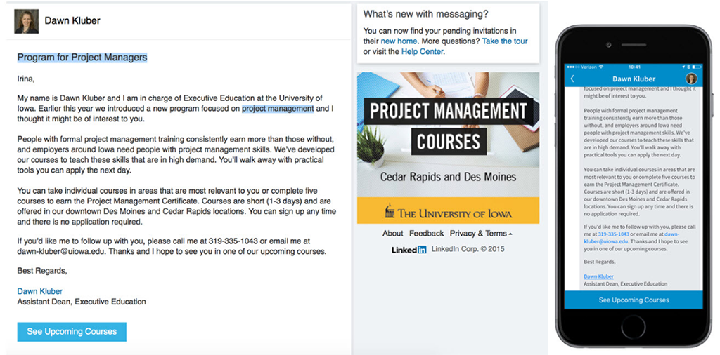 LinkedIn Message Ads