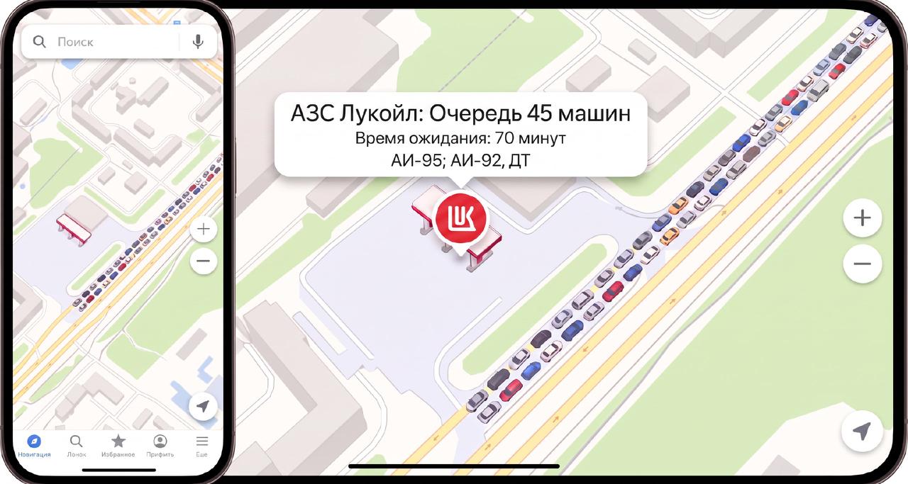 Карта заправок