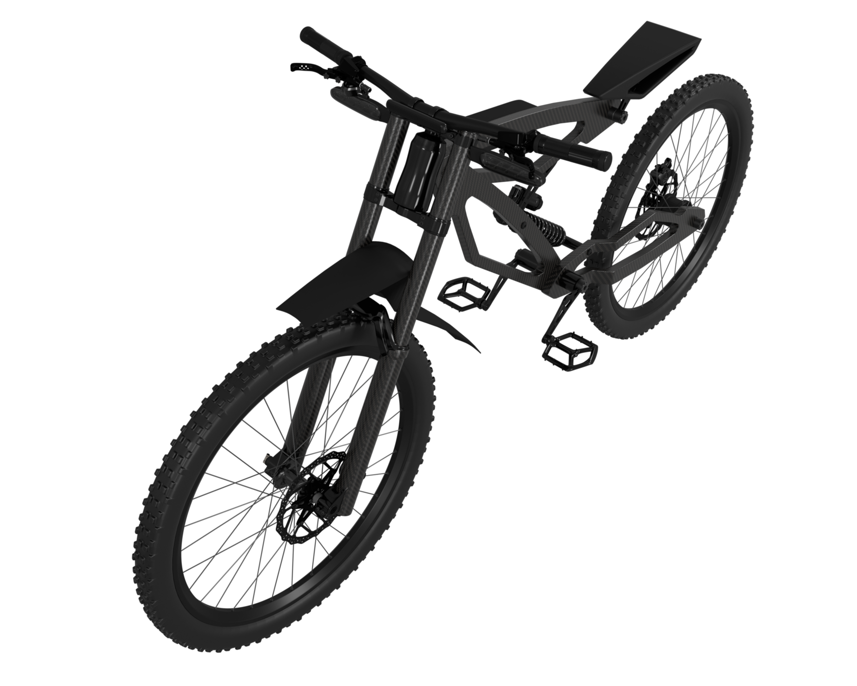 Мотобайк монорама спереди