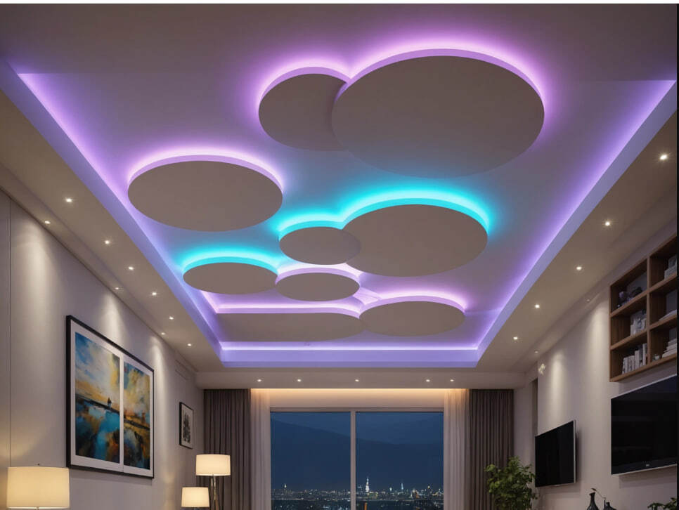 Современные одноуровневые натяжные потолки Москва