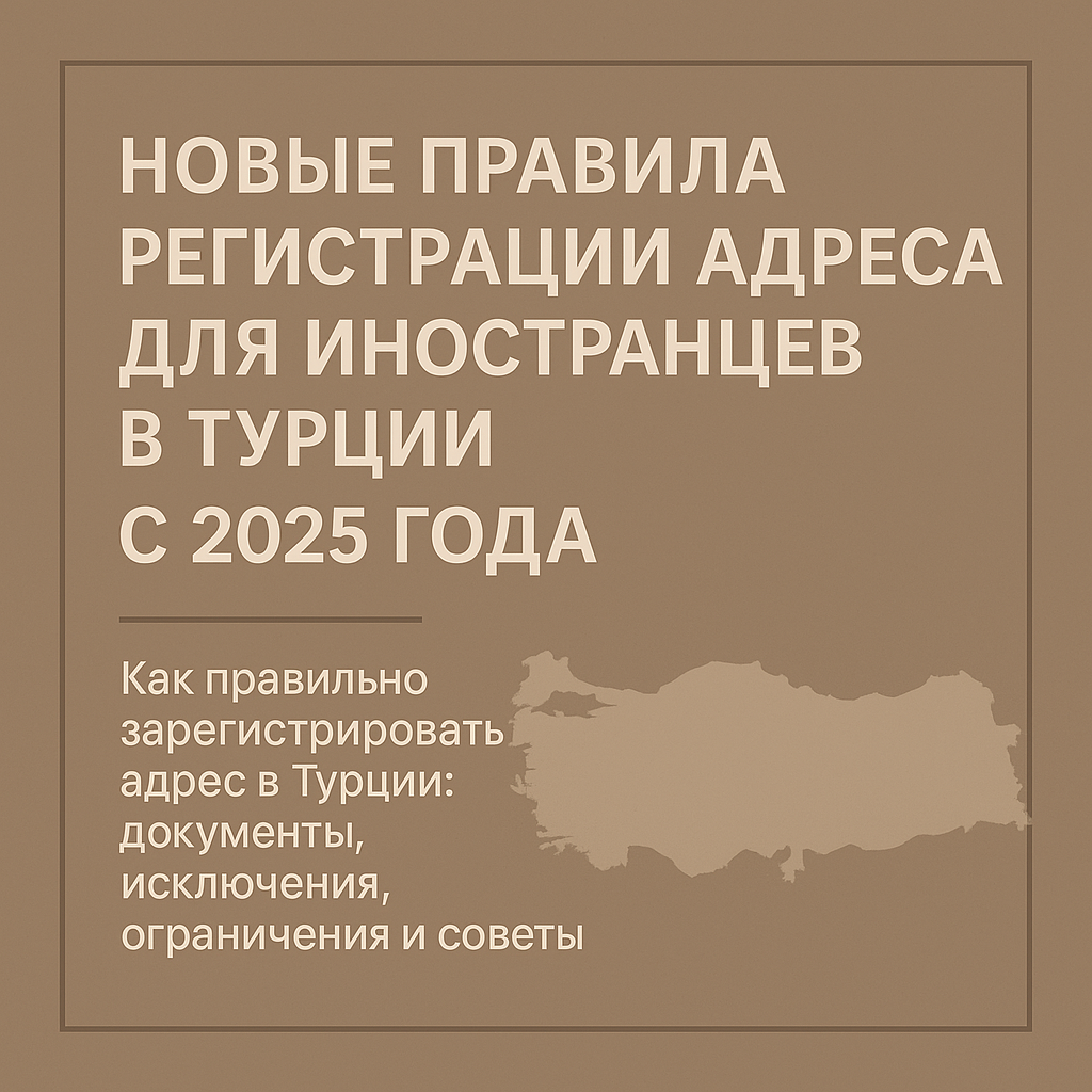 регистрация адреса в Турции