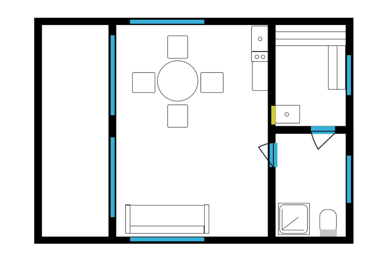 Геленджик модульный дом планировка