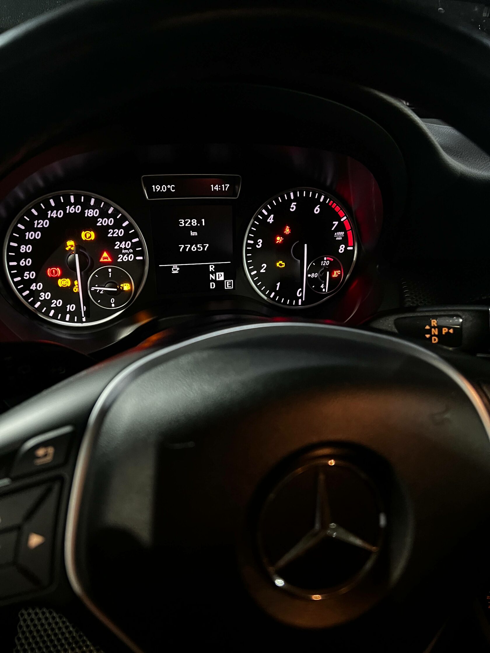 Результат ТО Mercedes A-class