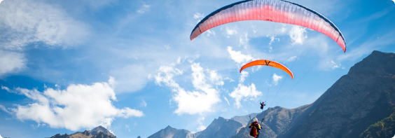 Полет на параплане