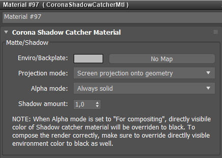Matte/Shadow