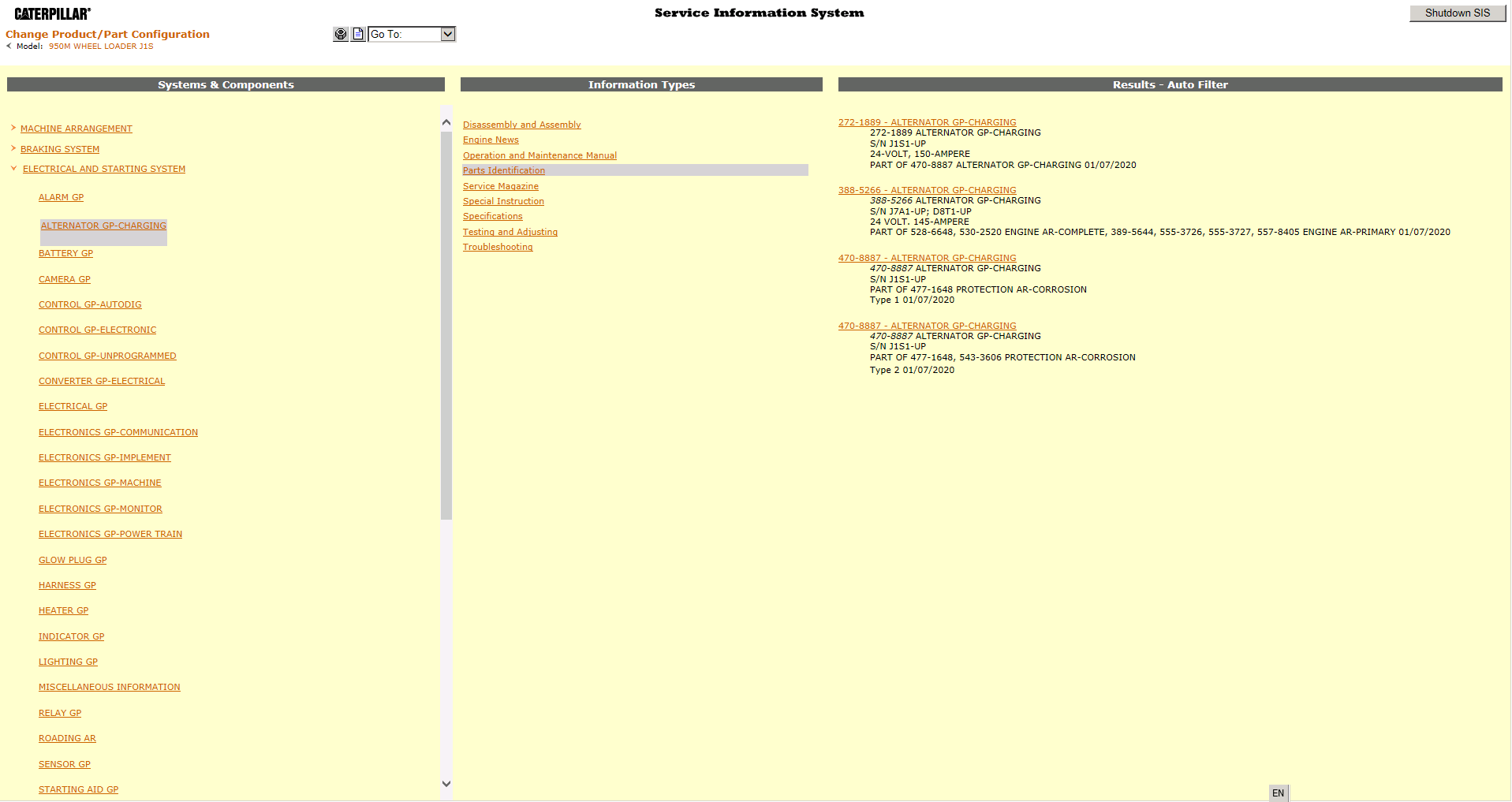 Sis Serial Number Instructions, manual for SIS CAT - Service Information System. Step-by ...