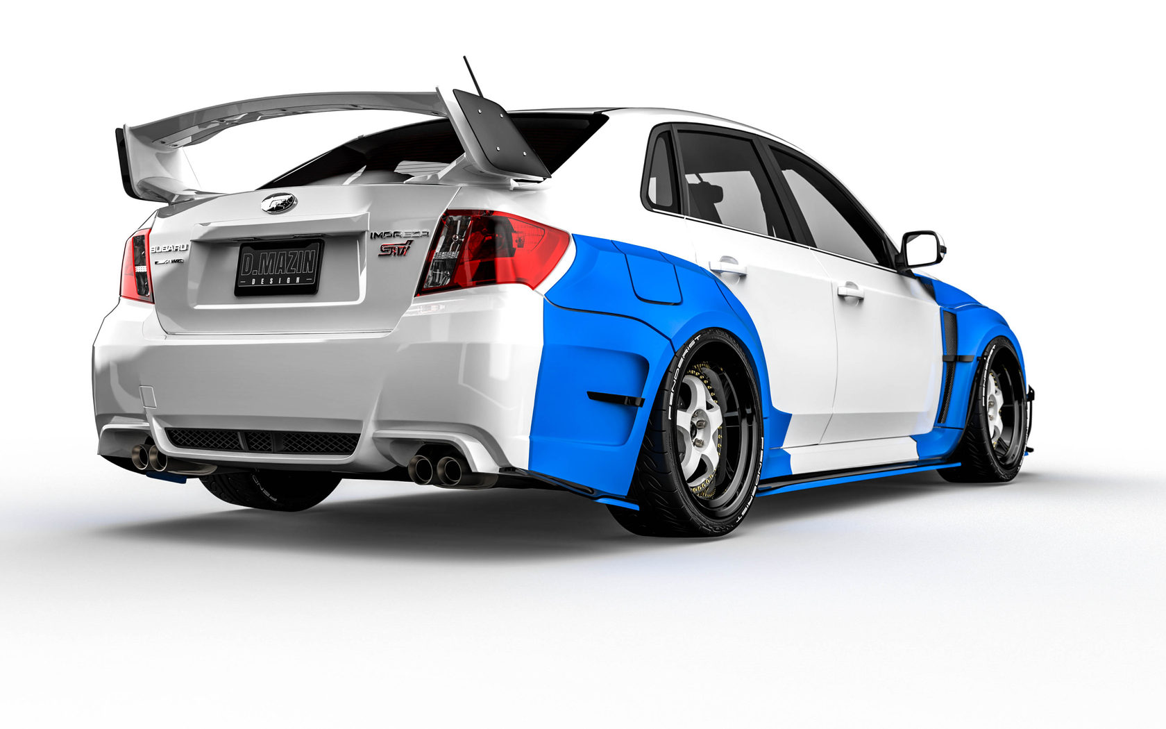 Full Fender Flares Set SUBARU IMPREZA WRX STI GVB/GVF 0714