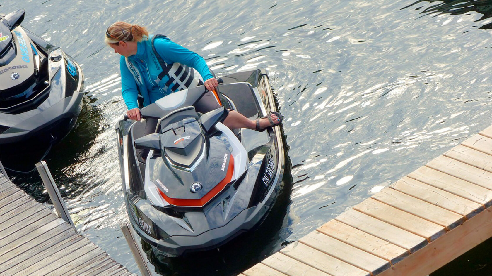 парковка гидроцикла sea-doo brp