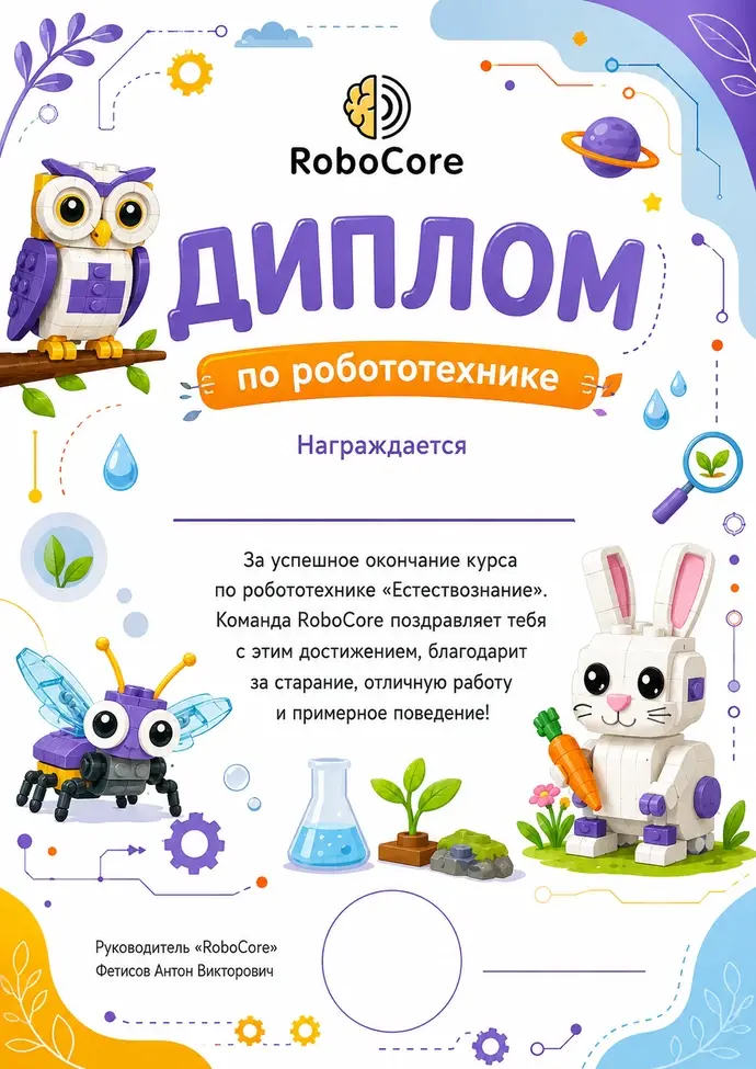 Диплом за первый семестр