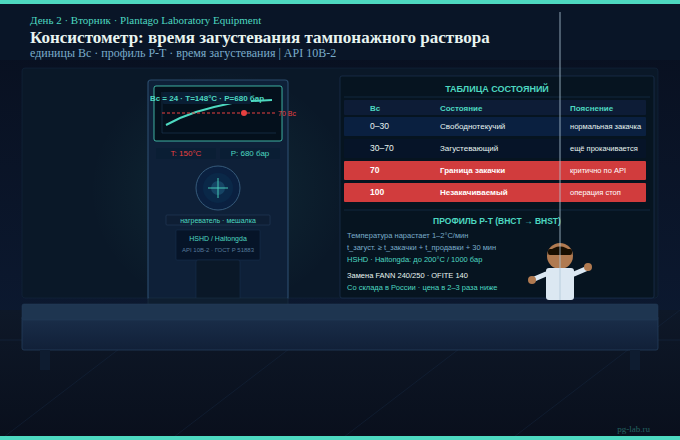 Консистометр: прибор, который спасает скважины от катастрофы