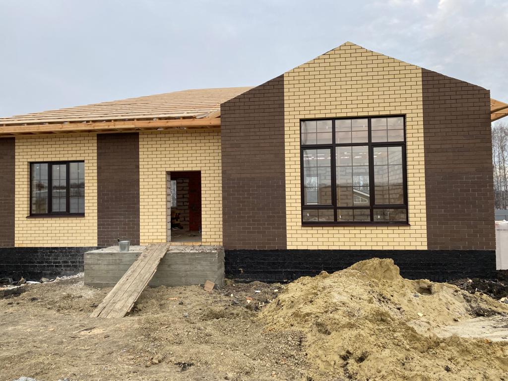 Строительство одноэтажного каменного дома "под ключ" в Пензенской области
