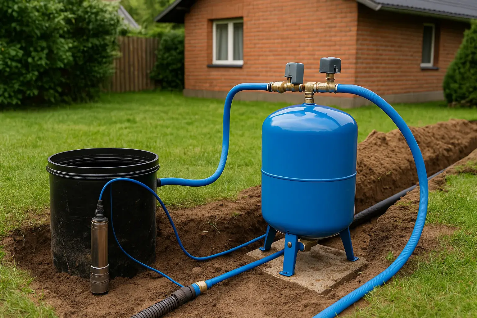 Водопровод на даче из скважины своими руками — схема, монтаж и подключение