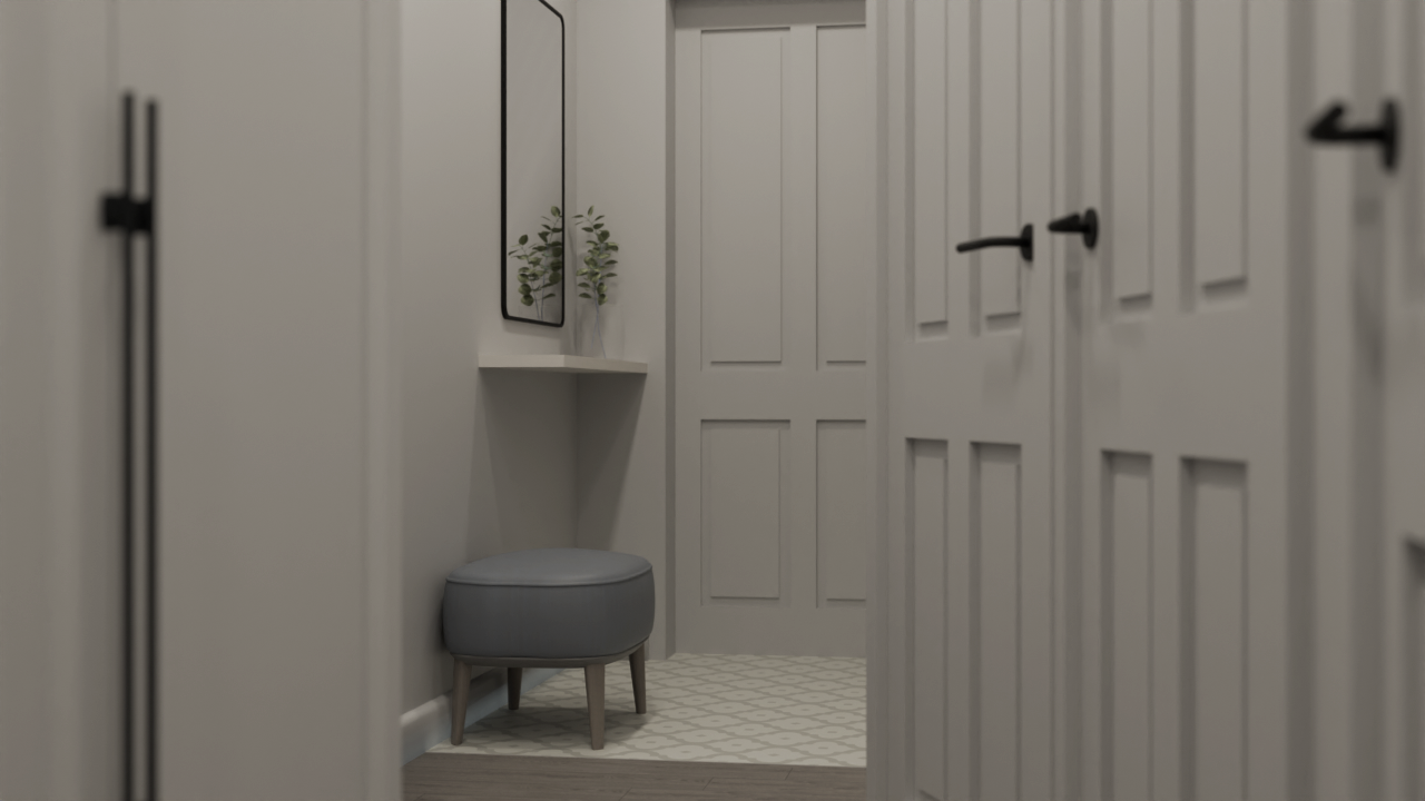 светлый дизайн интерьера