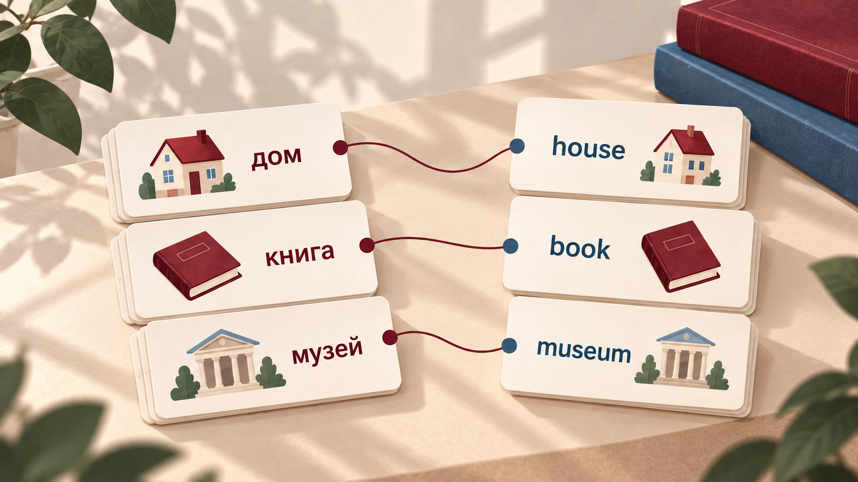 Russian word matching game