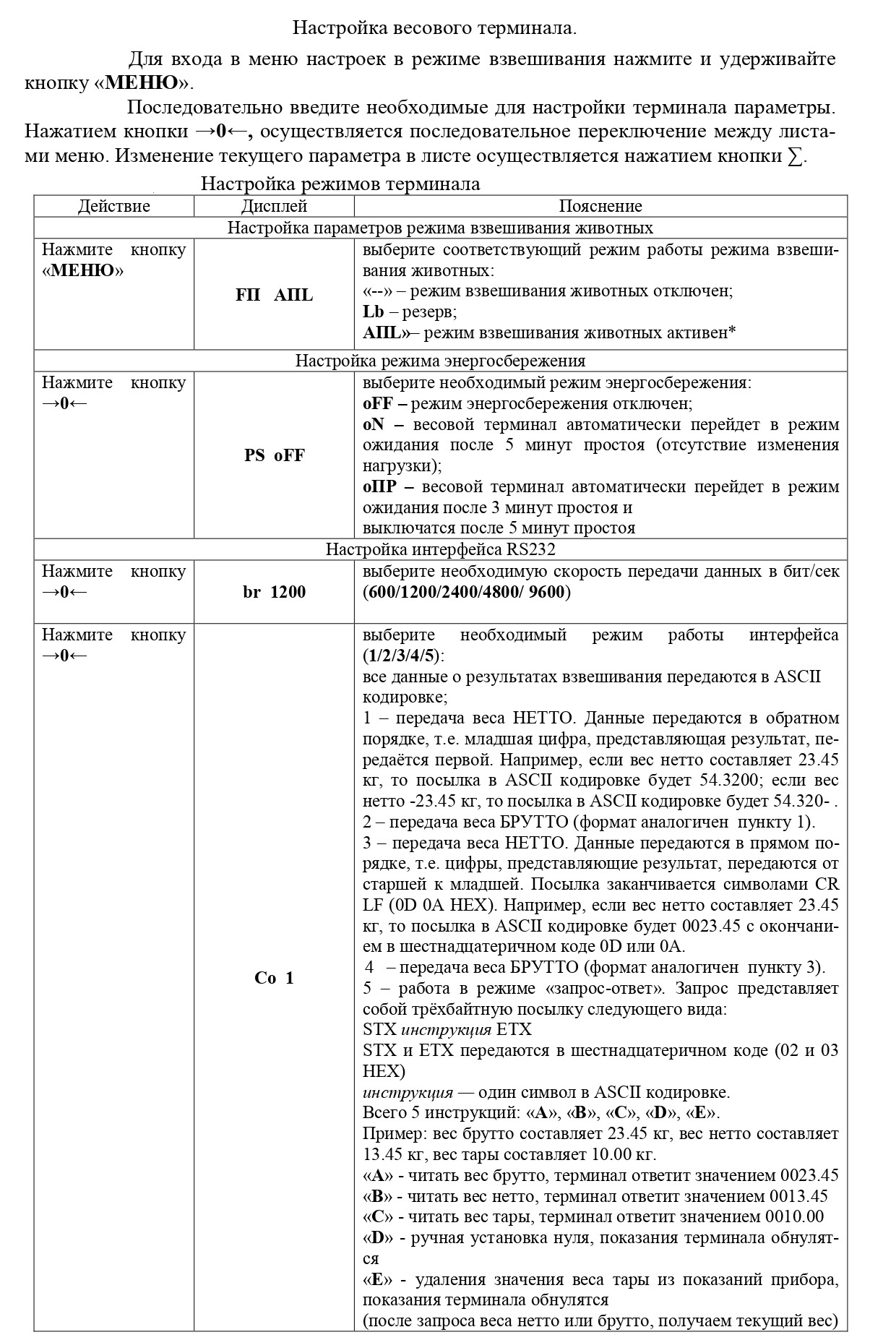 Режим настроек индикатора КСК18|(ХК3118Т20)