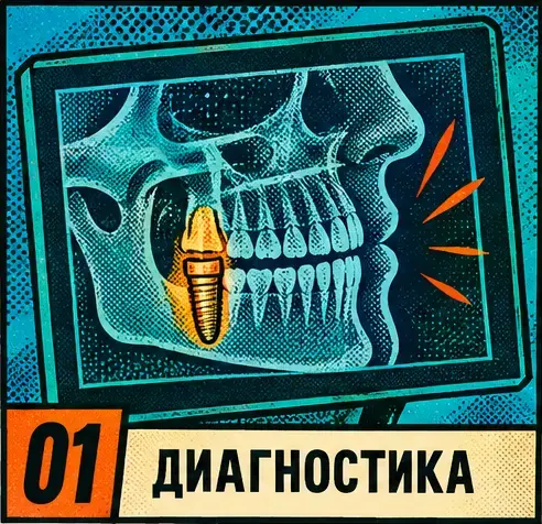 Диагностика перед протезированием на имплантах