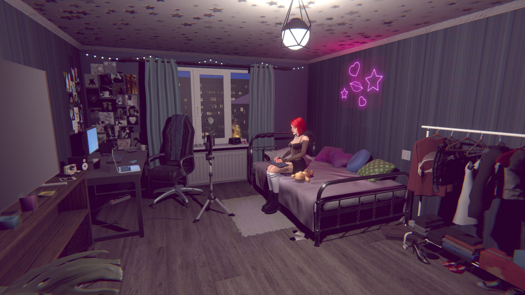 Visual novel in Last wish