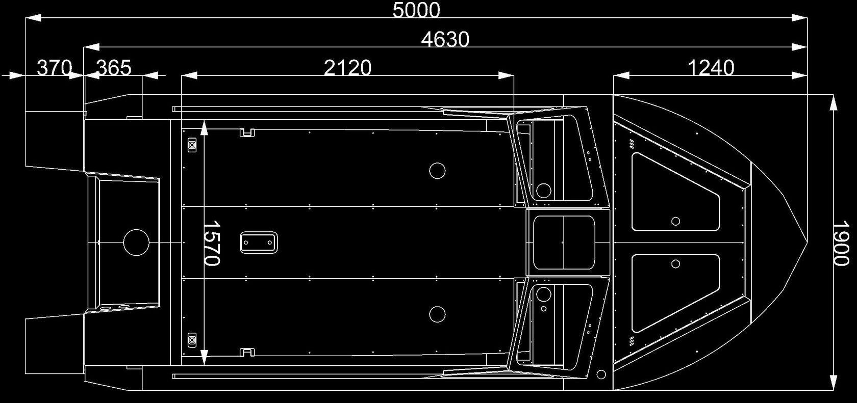 TUMAN 470. Базовый катер серии TUMAN от FUSO JET. Всего от 705 тыс. руб.