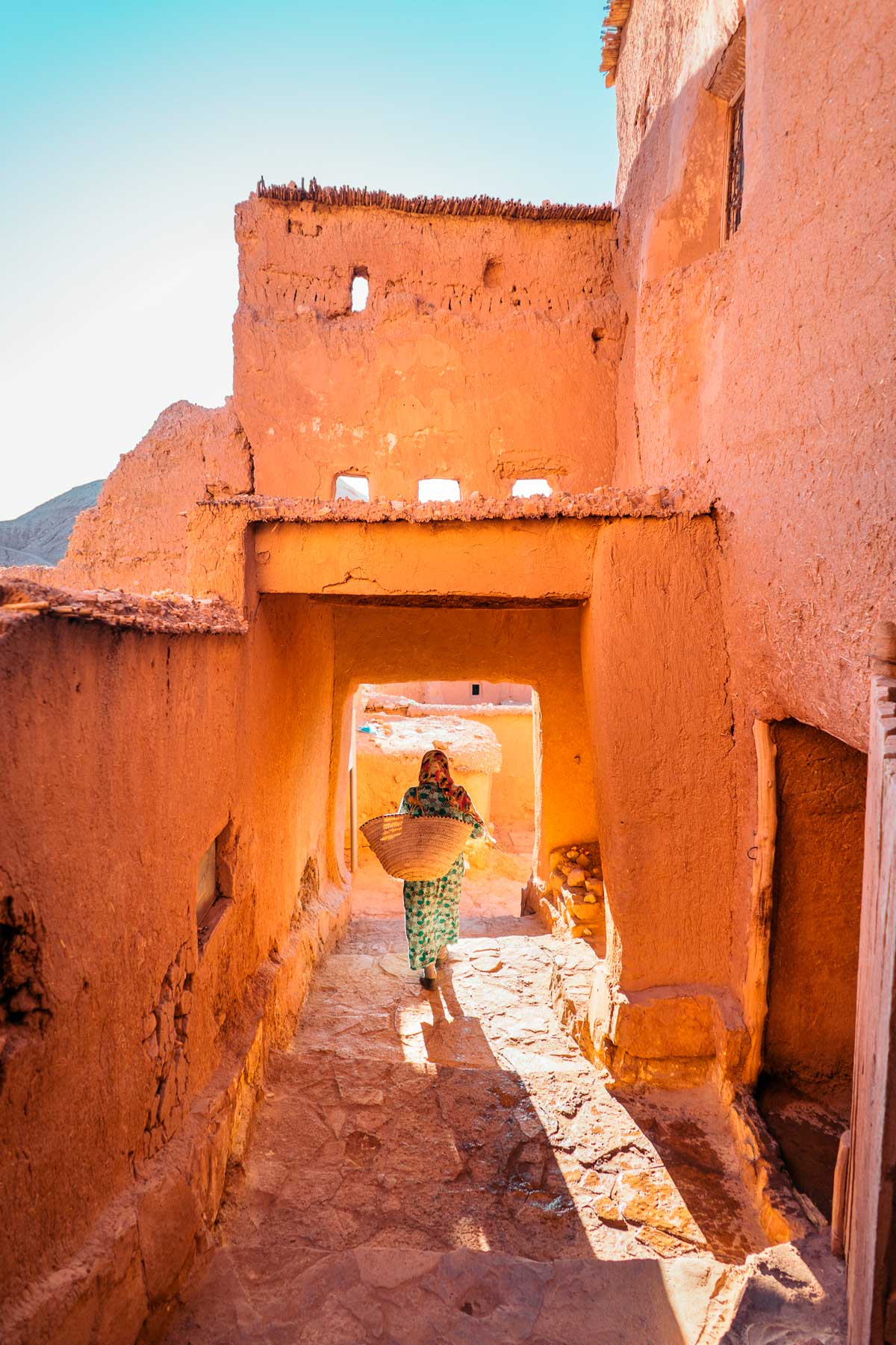 Город Уарзазат (Варзазат) в Марокко