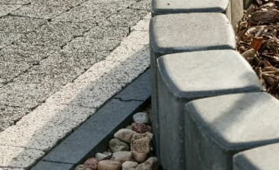 Установка бордюров