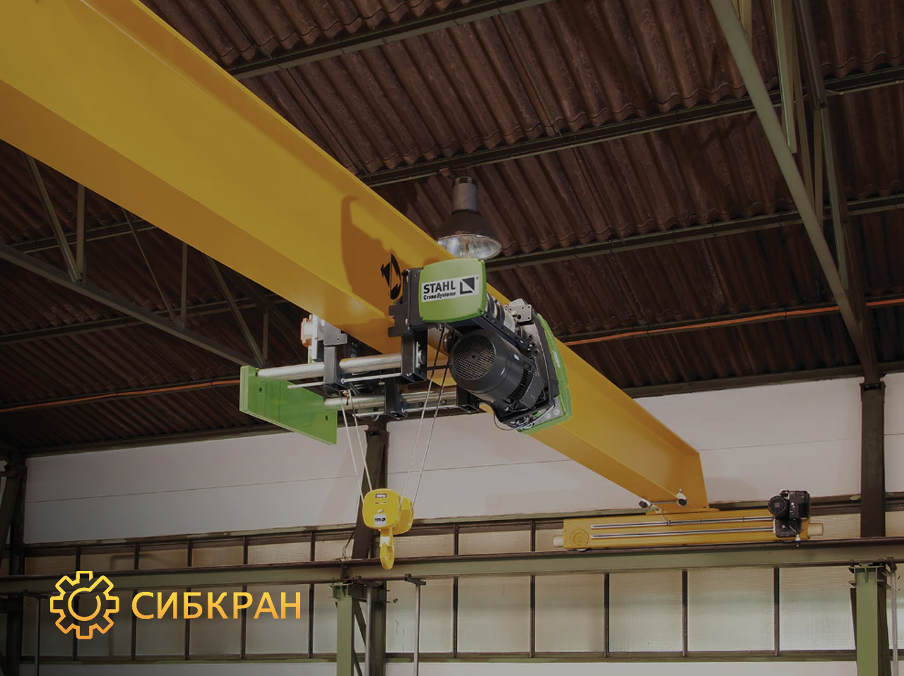 Производство и монтаж крана мостового опорного 3,2т пролет 7,5 метров в городе Ачинск