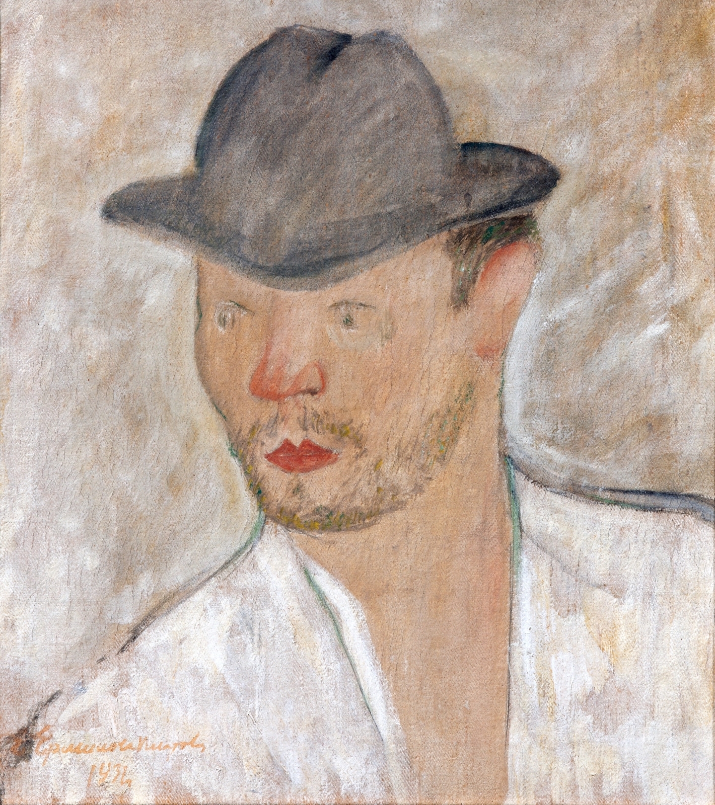 Портрет художника Ф.Ф. Платова. 1931