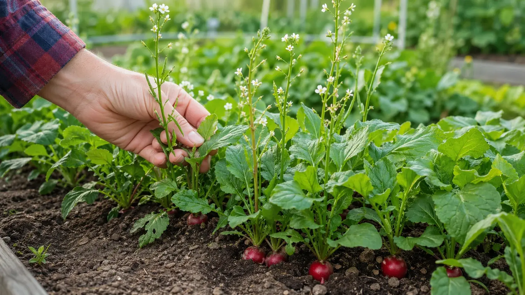 Редис уходит в стрелку