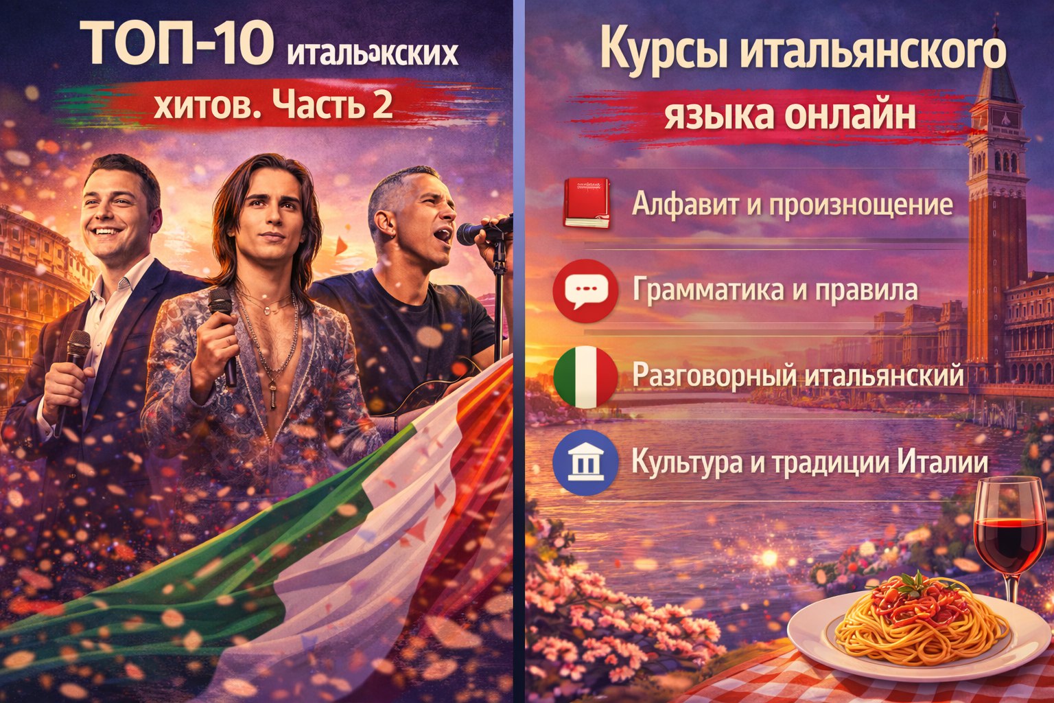 Топ-10 современных популярных итальянских песен