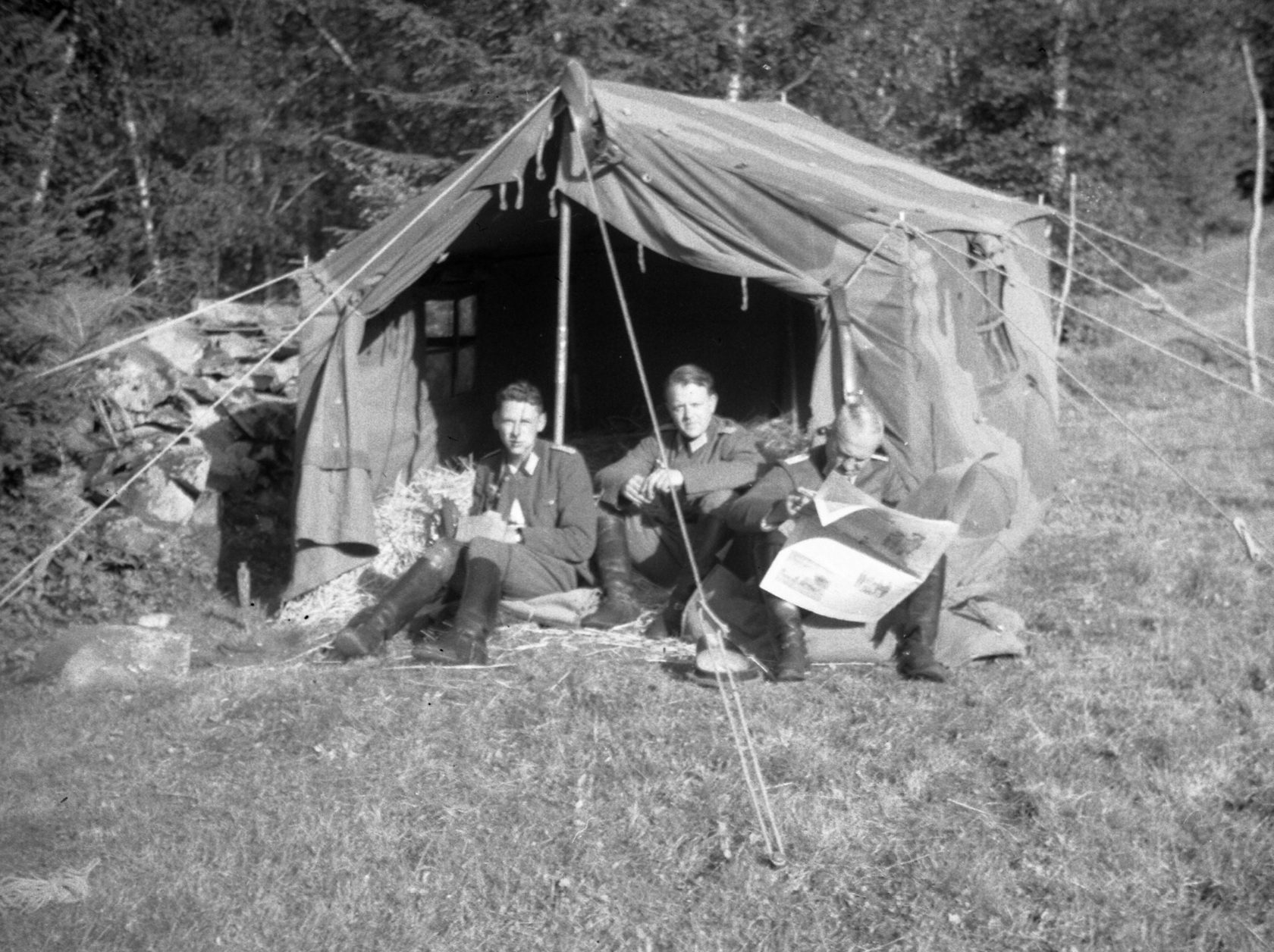 Немецкая Палатка Ww2 Фото В Цвете