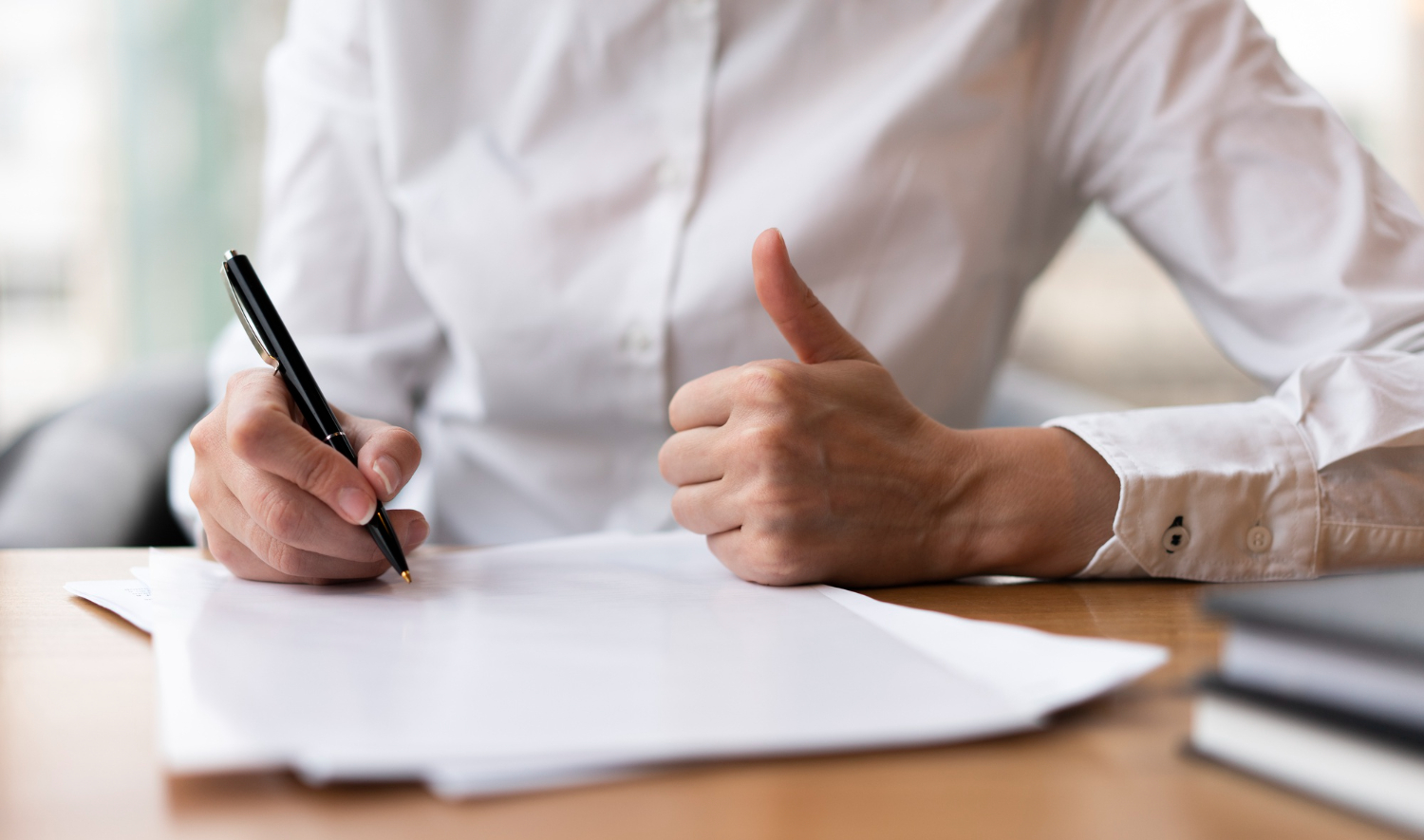 Подписание успешного договора