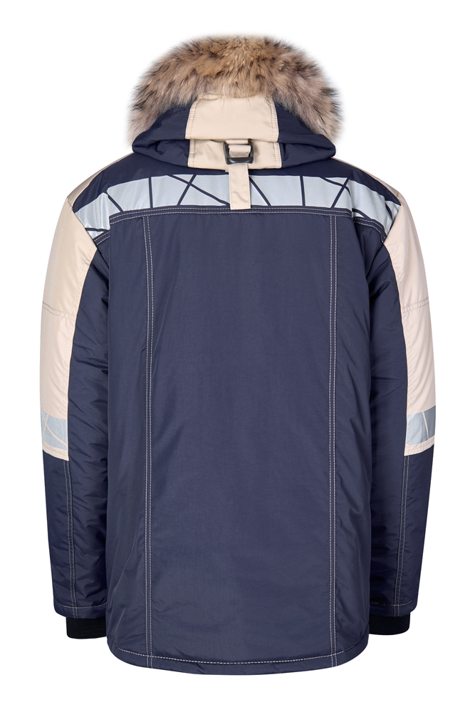 спецкуртка на белом фоне с мехом