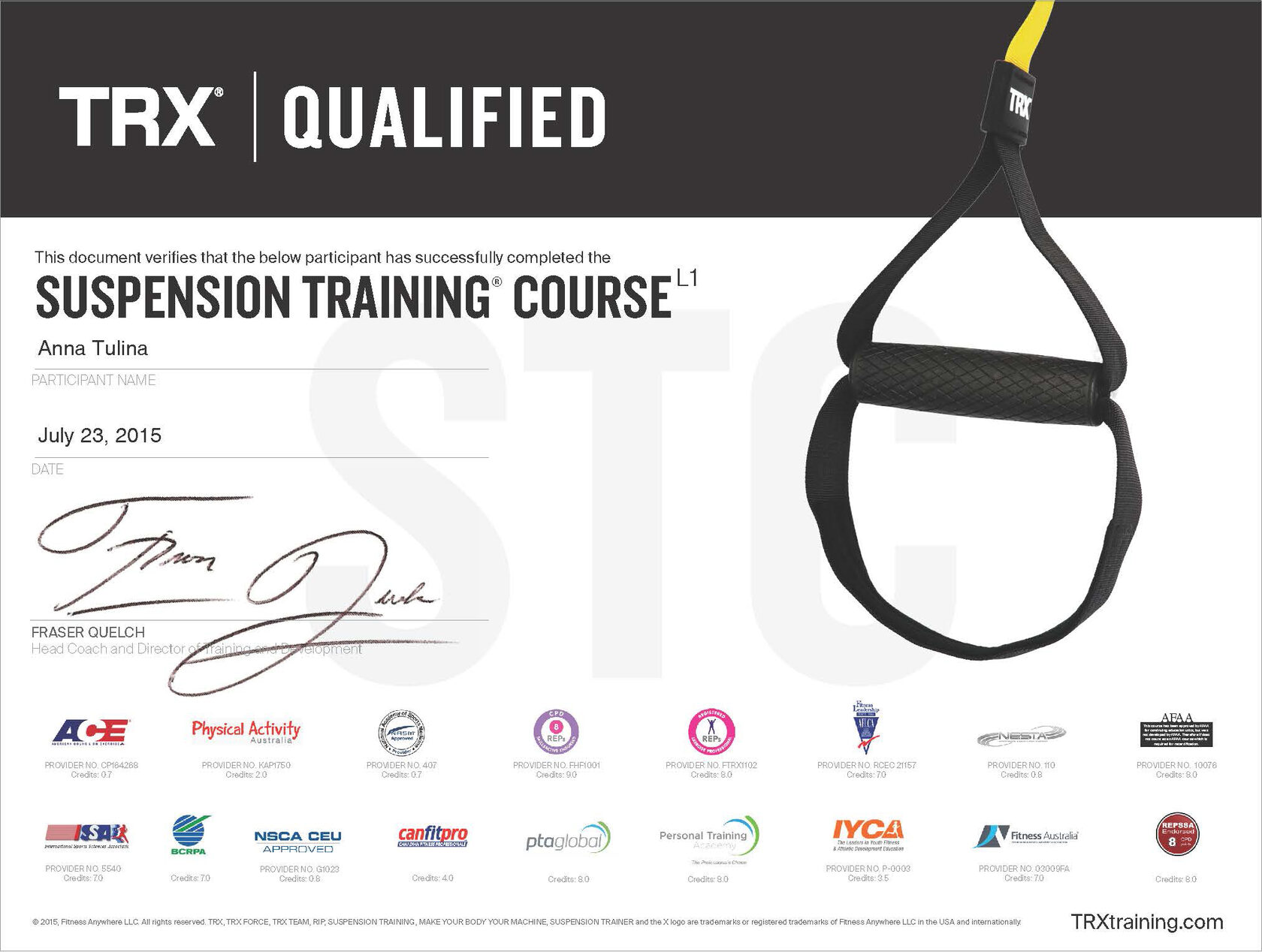 TRX Qualified