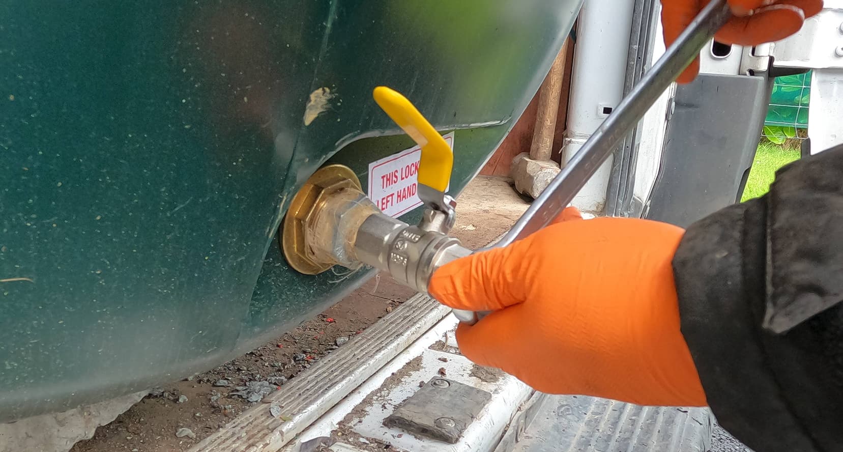 tank replacement process