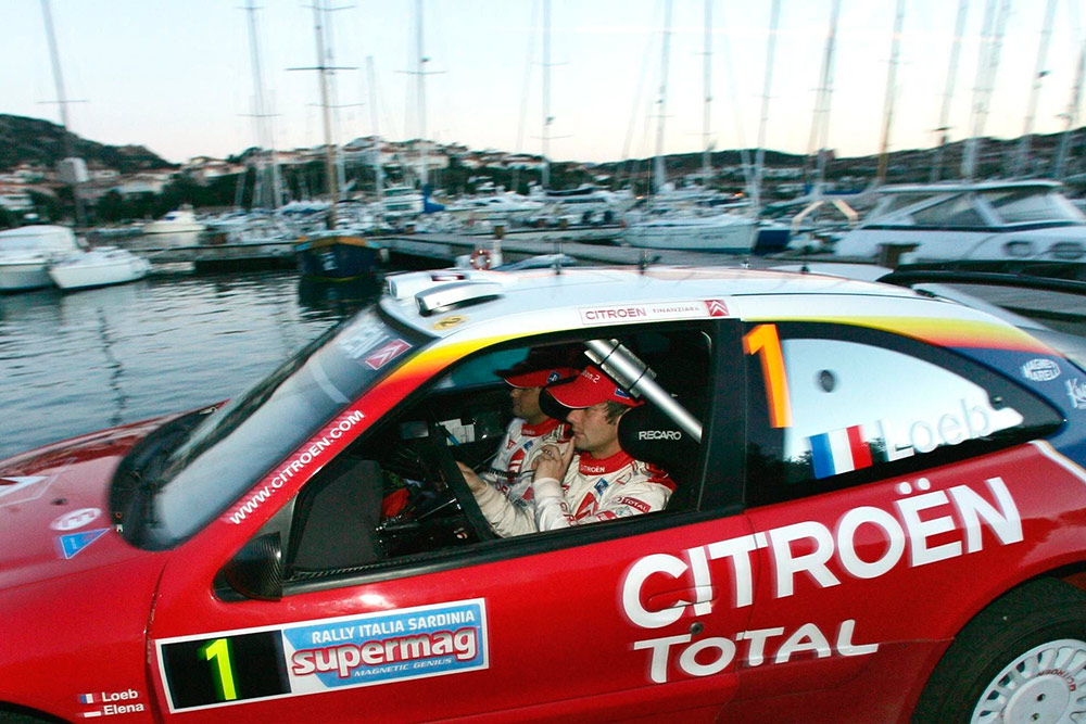 Себастьен Лёб и Даниэль Элена, Citroën Xsara WRC (173 DAL 78), ралли Сардиния 2005
