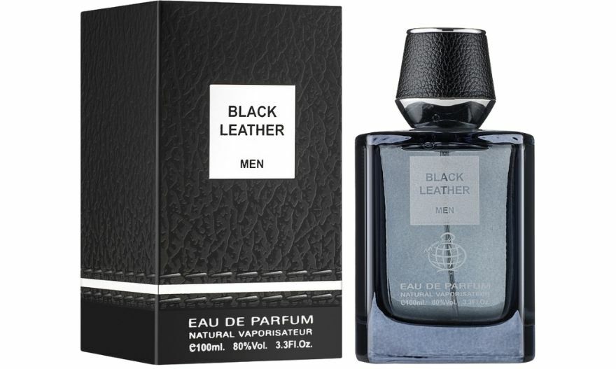 Black leather fragrance world new arrivals