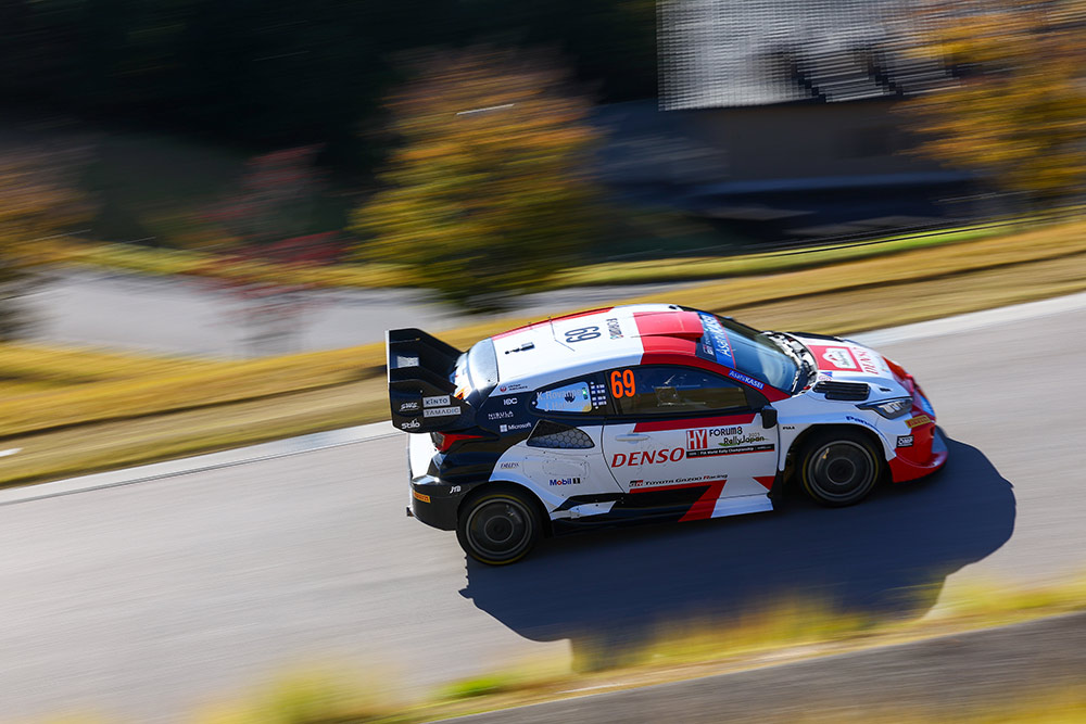 Калле Рованпера и Йонне Халттунен, Toyota GR Yaris Rally1, ралли Япония 2023