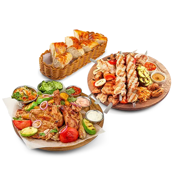 Комбо Праздничный — шашлыки, гриль и закуски на компанию