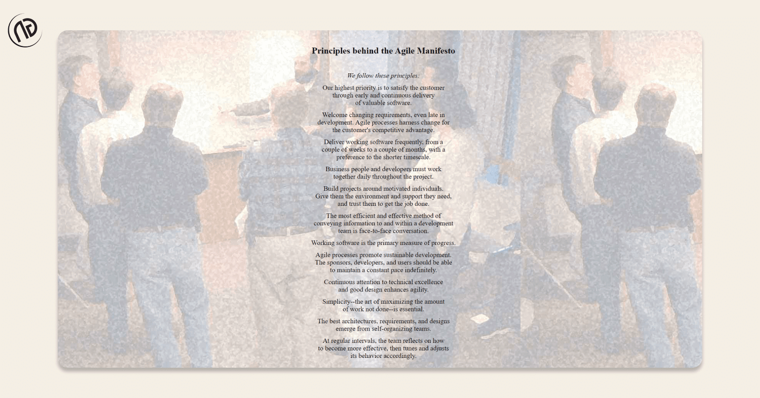 Содержание аджайл-манифеста 