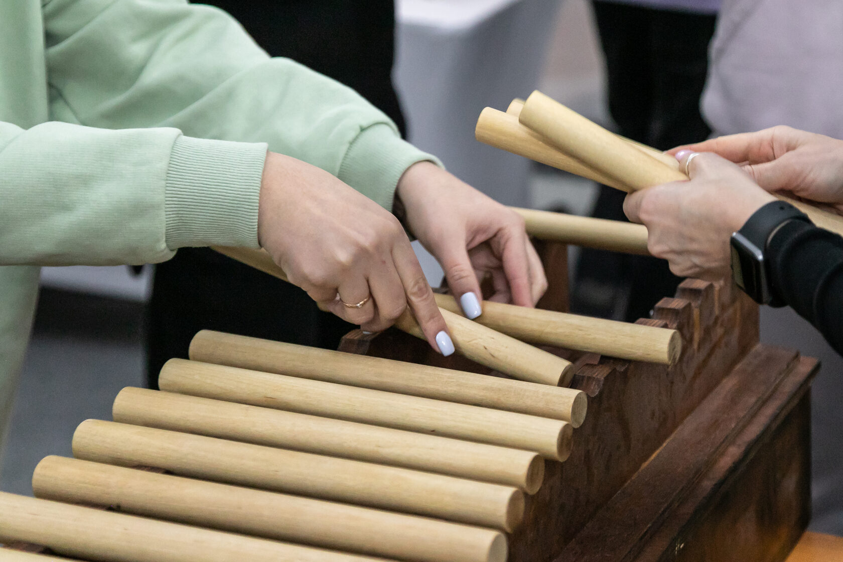 деревянные аттракционы для команд