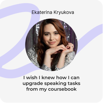  &quot;I wish I knew&quot; ELT charity conference for English teachers organized by Yuliya Kumicheva. June 24-25, 2023 Ekaterina Kryukova