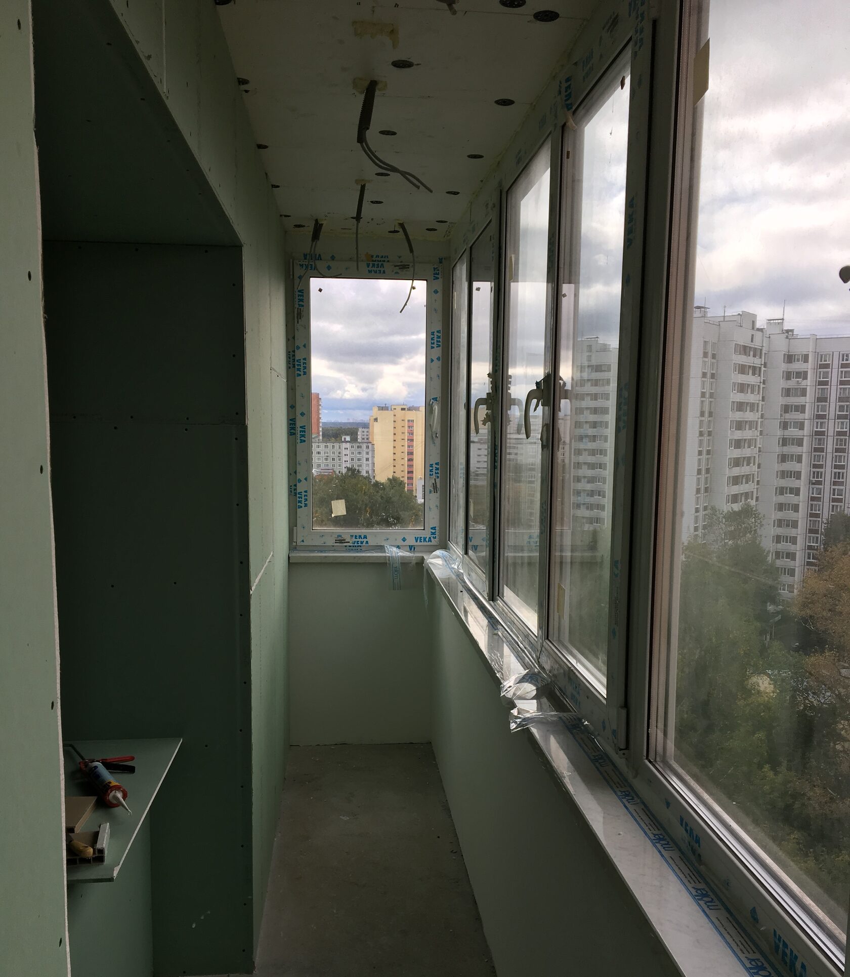 Замена холодного остекления на теплое
