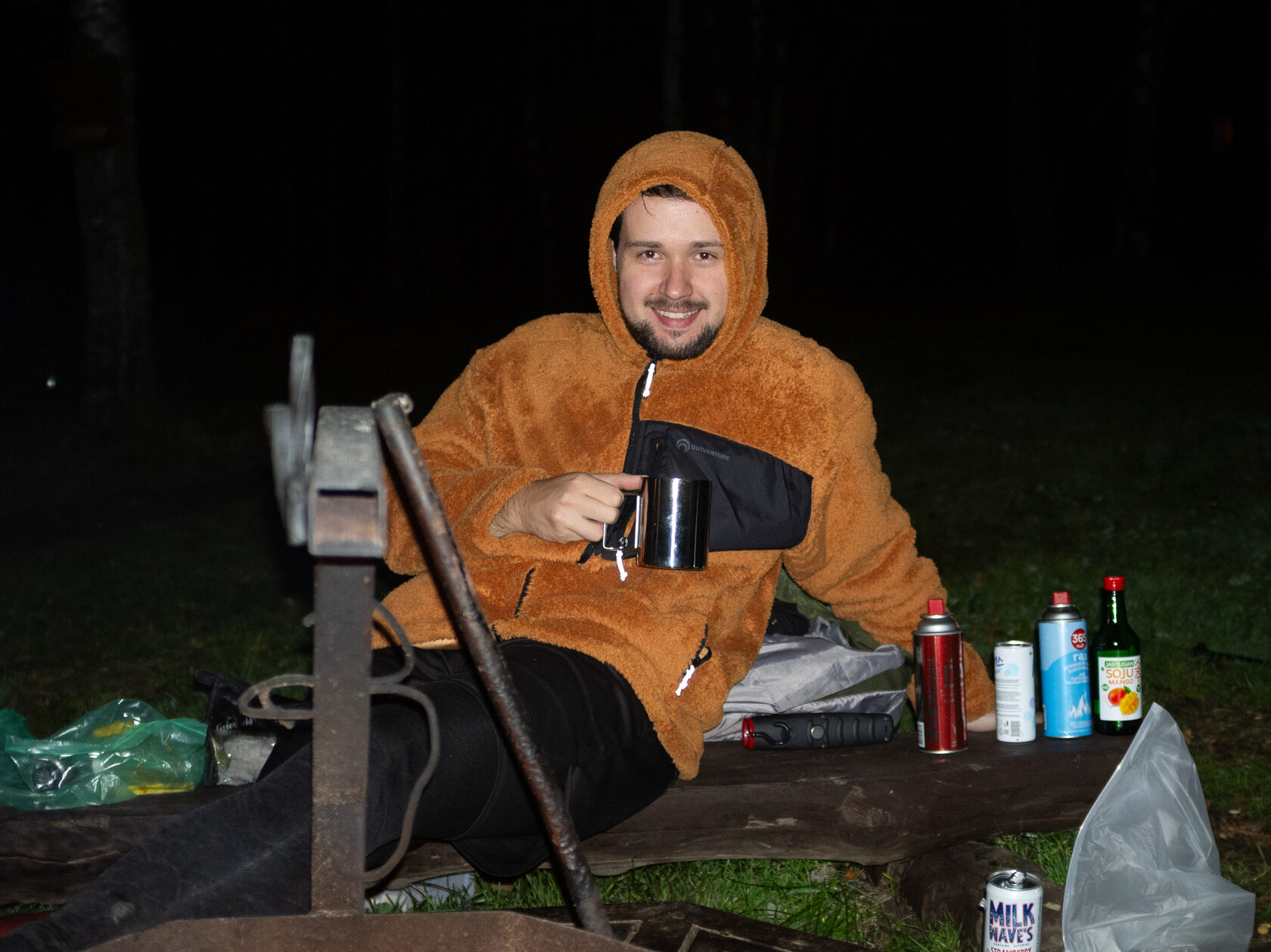 Сидим у костра