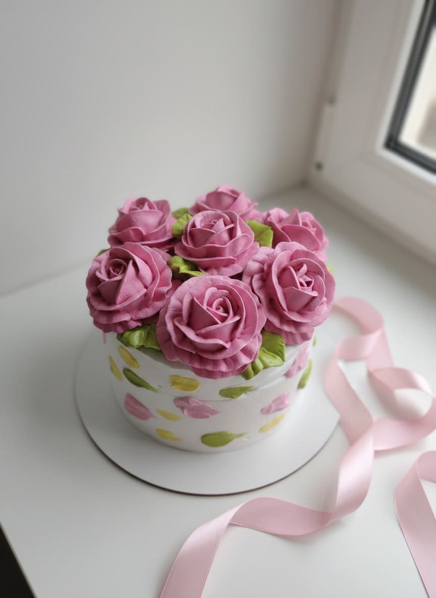 Тортик из зефира М 1