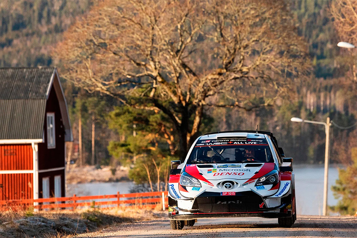 Себастьен Ожье и Жюльен Инграссиа, Toyota Yaris WRC, ралли Швеция 2020