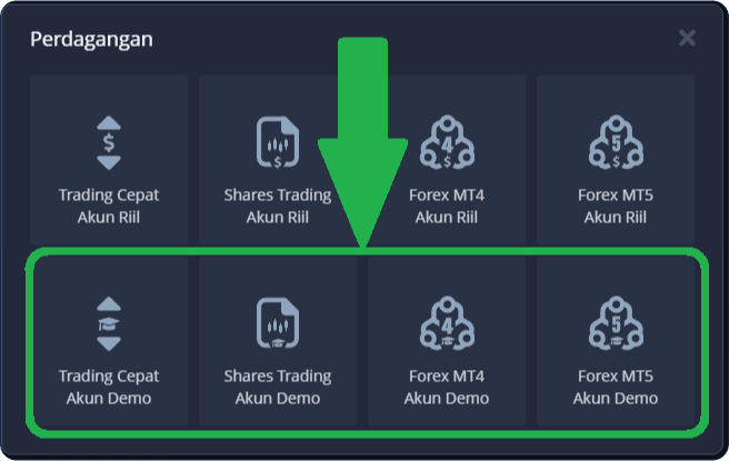 Menyiapkan aplikasi Pocket Option di komputer Anda - kemampuan untuk memilih platform untuk trading