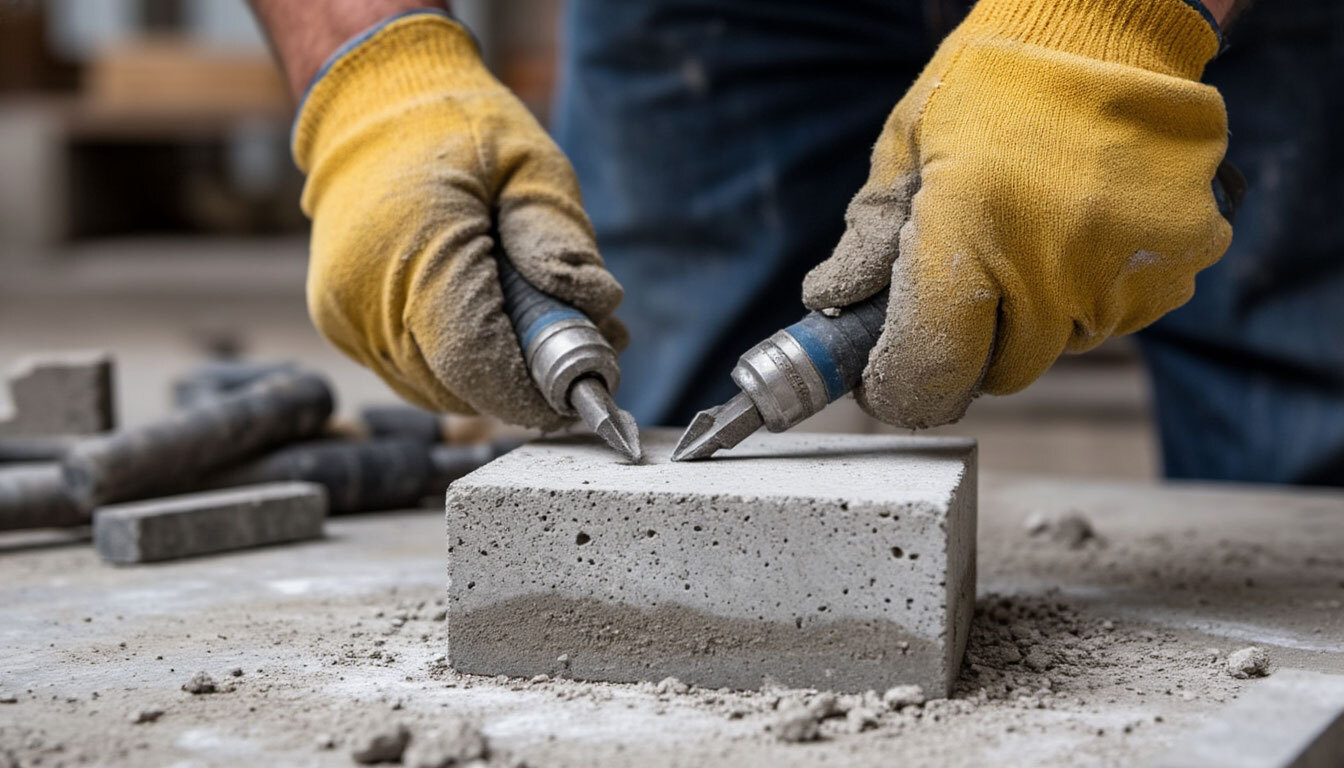 Испытание бетона на прочность