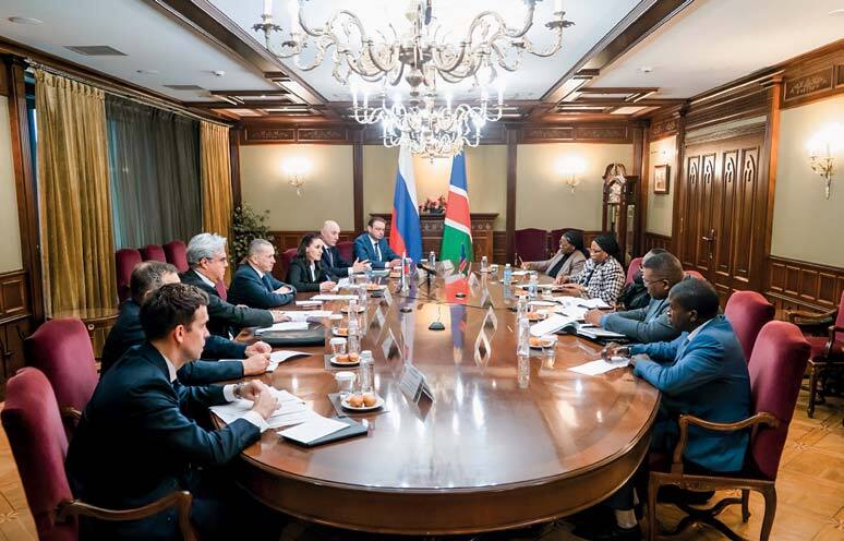  Встреча министра иностранных дел Республики Намибия Сельмы Ашипала-Мусави с заинтересо- ванными компаниями на площадке организации «Деловая Россия» (15 января 2026 г.)