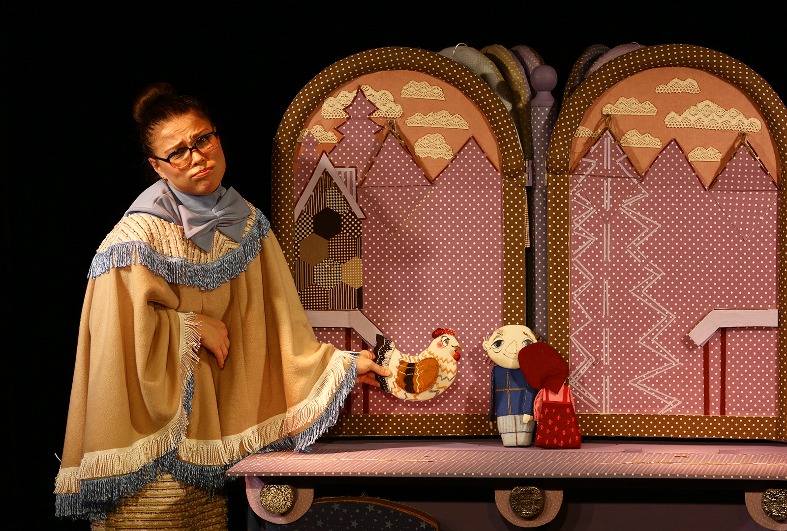 Театр кукольный на столе курочка ряба